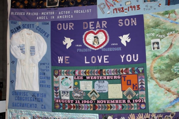 Giant quilt a tangible symbol of AIDS toll    