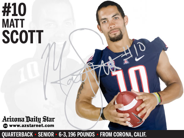 University of Arizona Wildcats quarterback Matt Scott