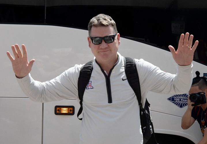 Arizona men's basketball returns from the Final Four