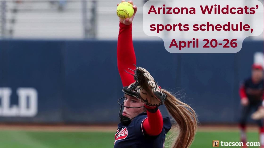 Arizona Wildcats’ sports schedule for April 20-26