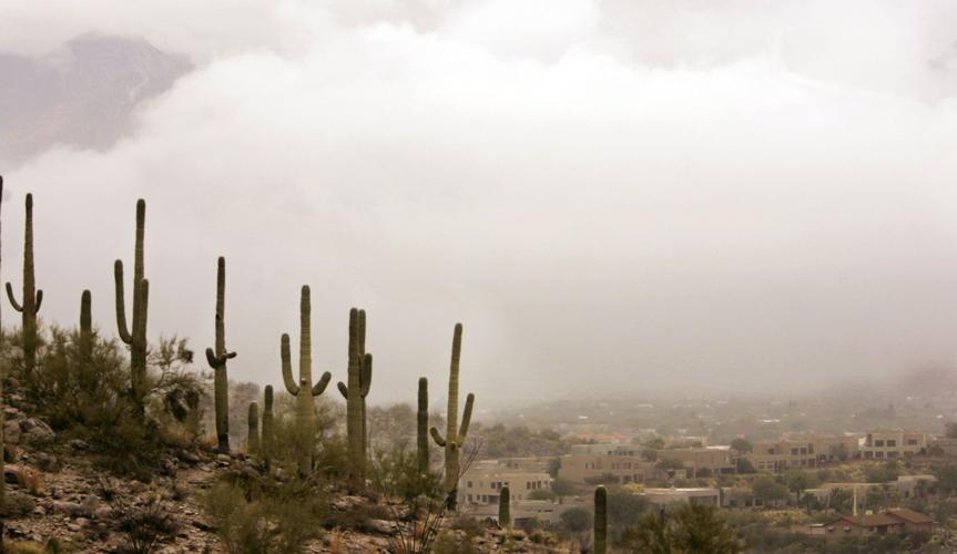 Stunning photos of Tucson fog
