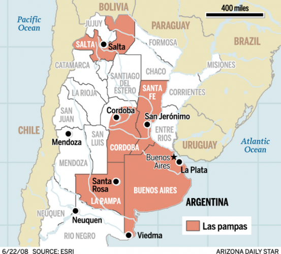 From beef to beans on Argentina's famed pampas  