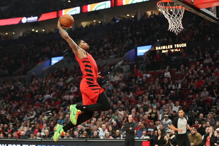 Cavaliers Trail Blazers Basketball