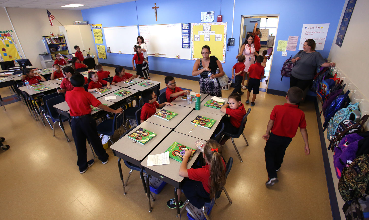 Blessing Santa Cruz Catholic School renovation