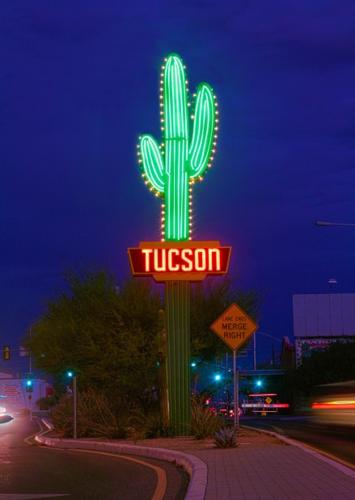 'Neon Pueblo' lights up again as tourist draw   
