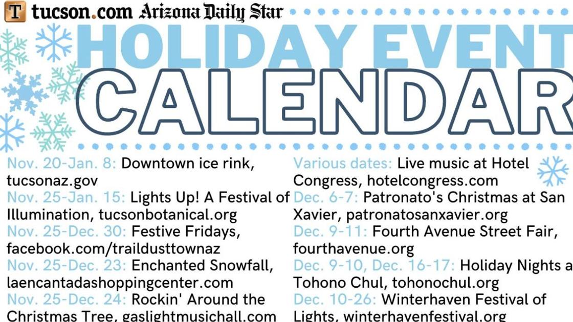 Holiday Event Calendar 2022