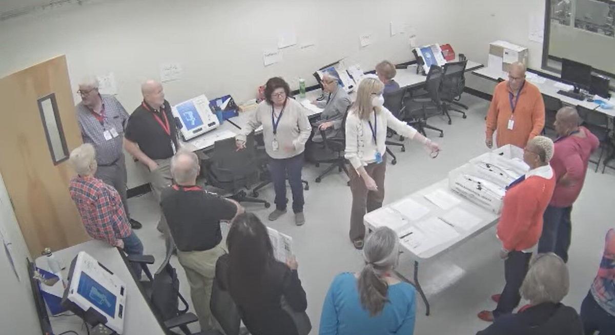 Elections center counting