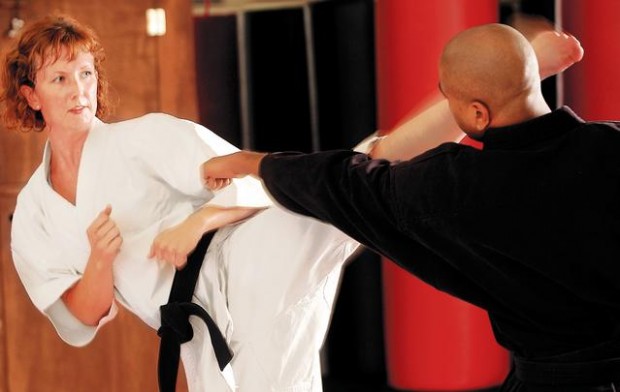 Karate champ has leg up on life  
