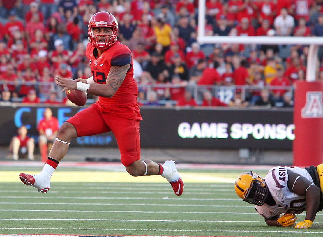 No. 12 Arizona vs. No. 13 Arizona State college football