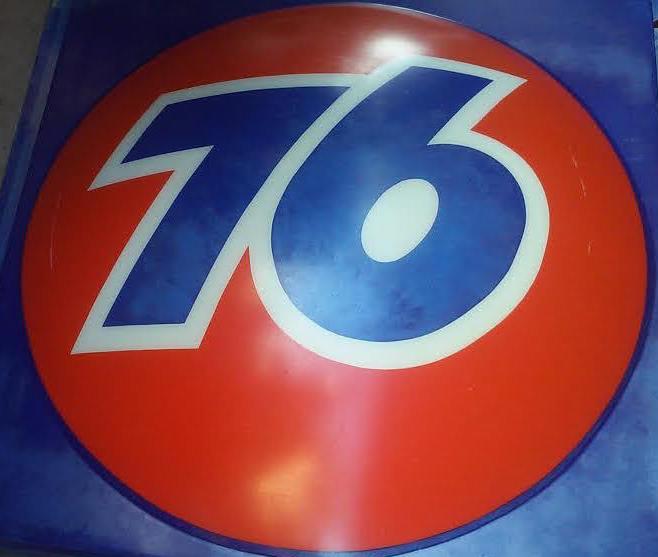 Vintage gas station signs