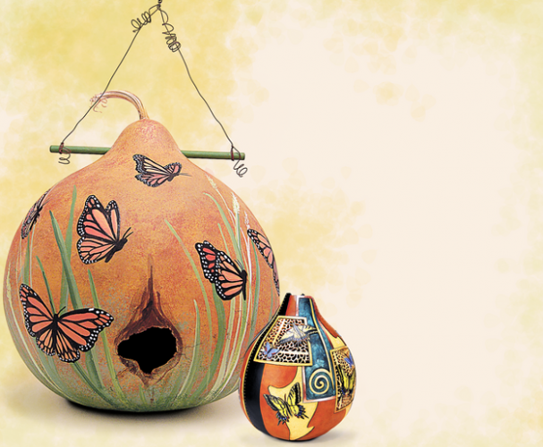 Hobbyists make gorgeous gourds  