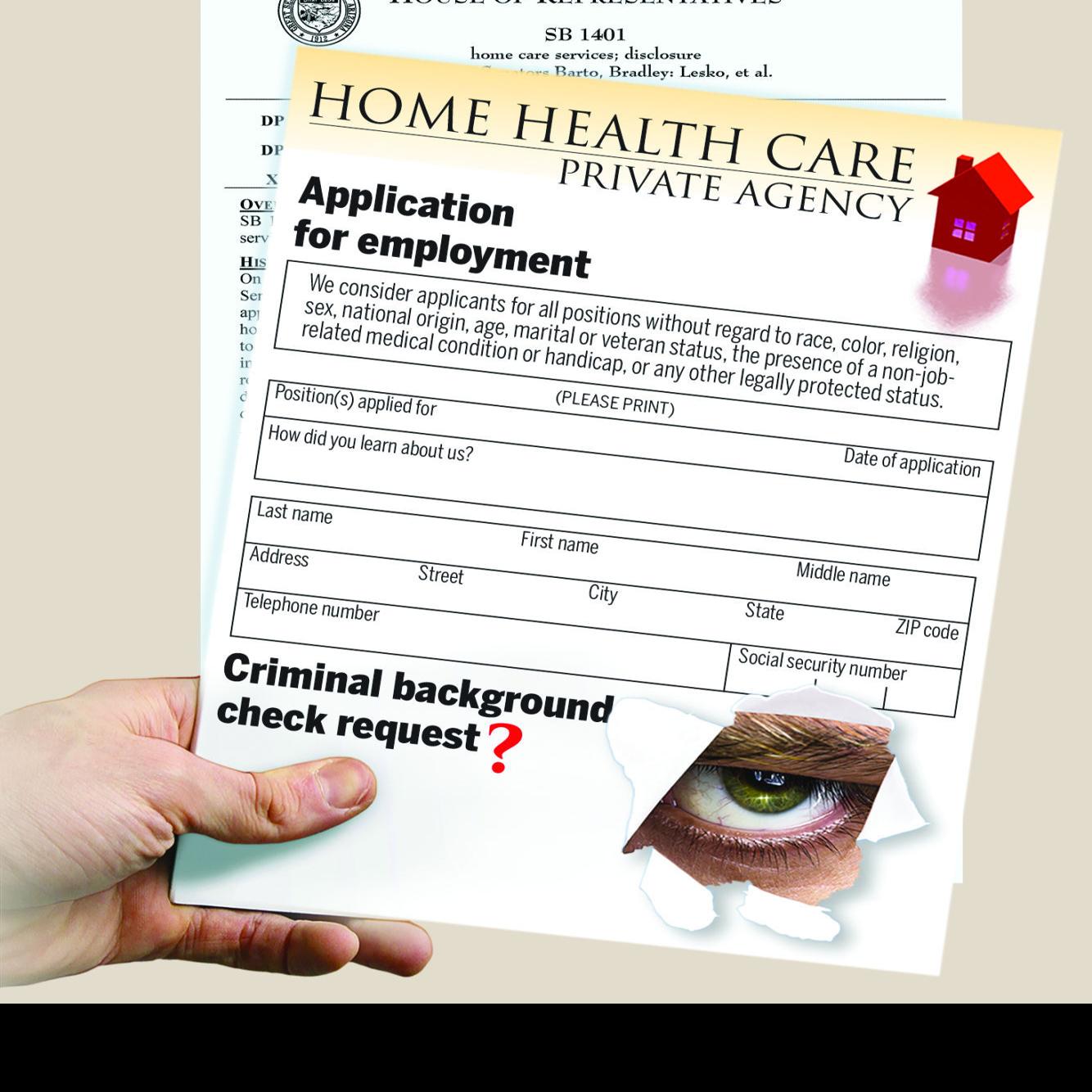 Home Care Agency Employment Application