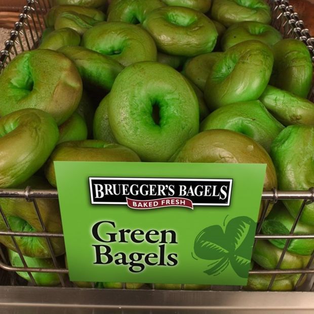 Bruegger's brings on the green for St. Pat's
