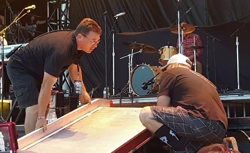 Changing out the ramp