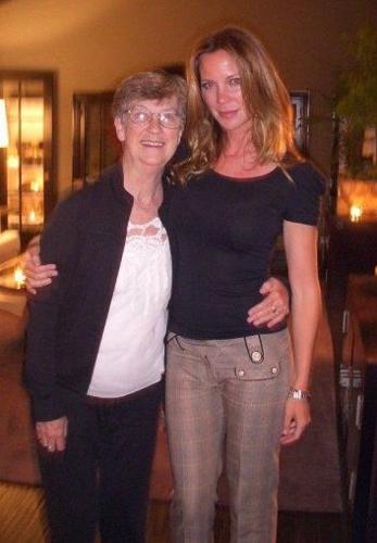 Kathryn Humphrey with her mom