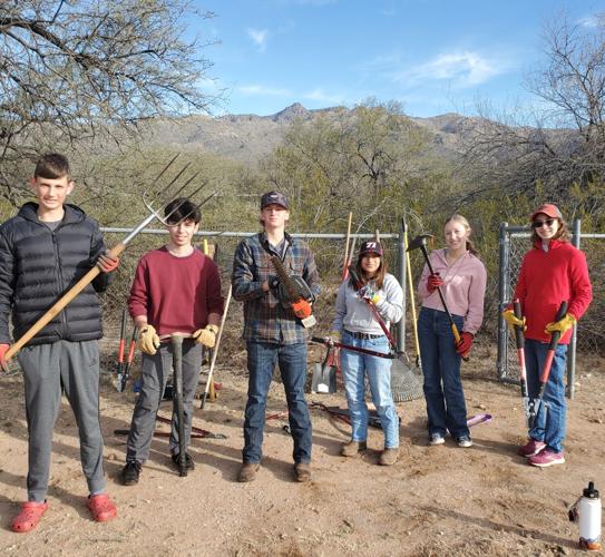 Tanque Verde High students make trail