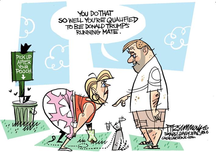 Daily Fitz Cartoon: Pence