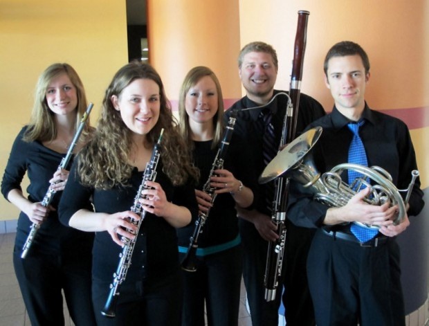 Accomplished wind quintet to perform free show Tues.    