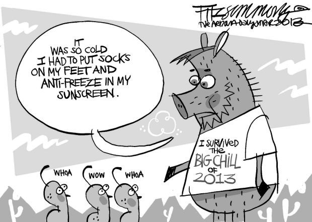 Fitz's last laugh: The big chill