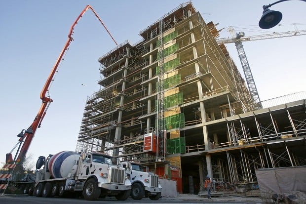 TEP-building construction crews pour it on   