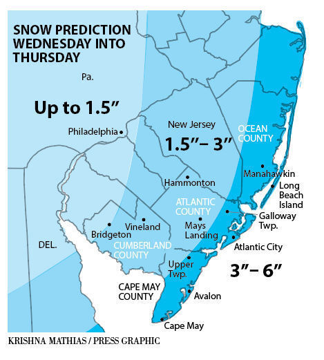 Snow may for Jan 3-4