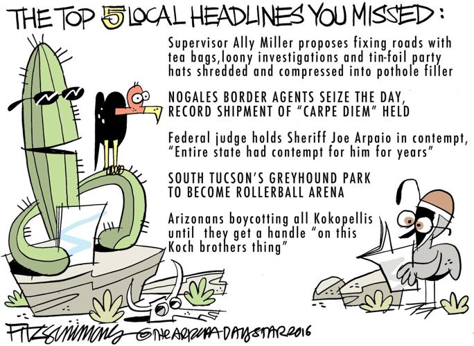Daily Fitz Cartoon: Headlines
