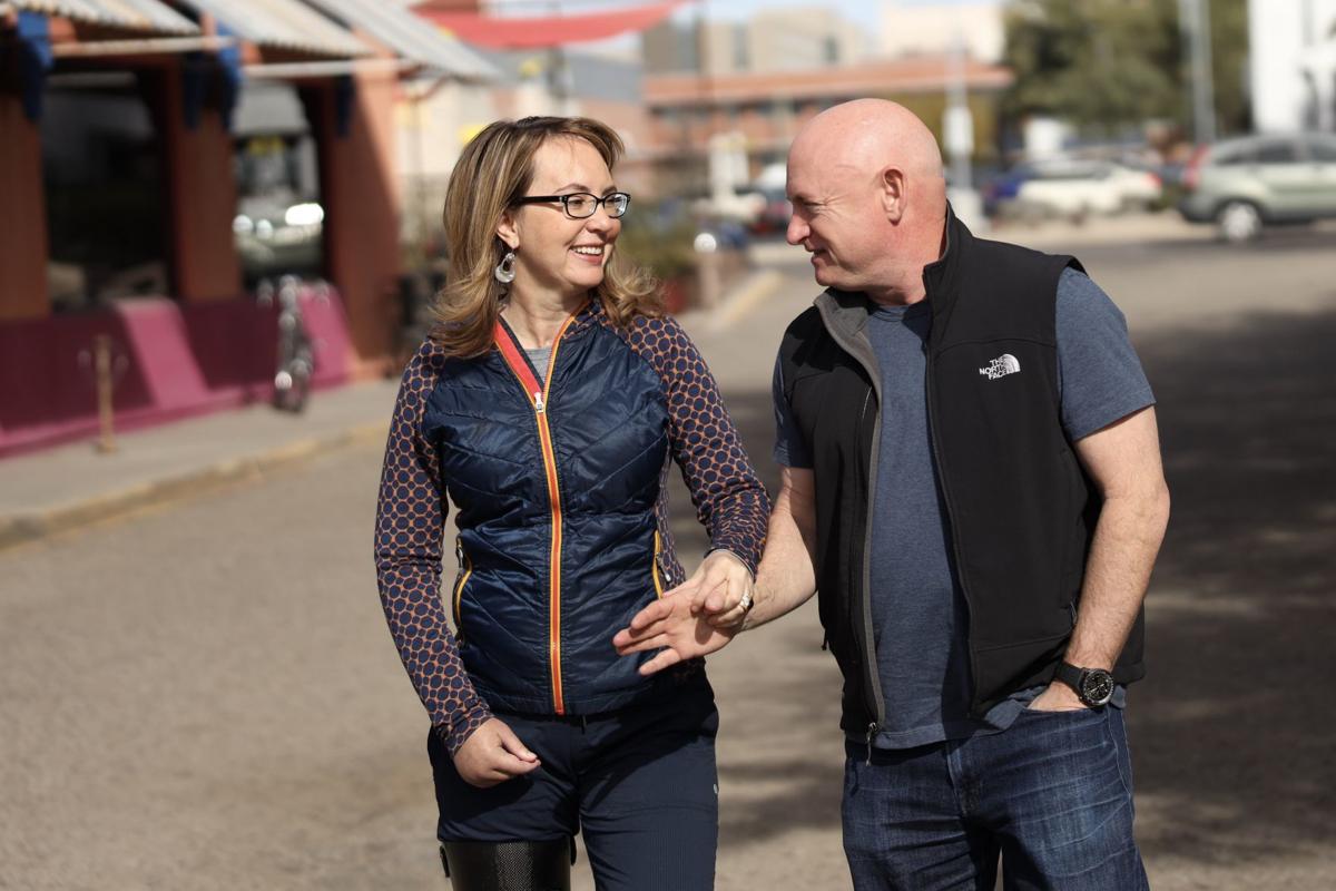 Mark Kelly and Gabrielle Giffords