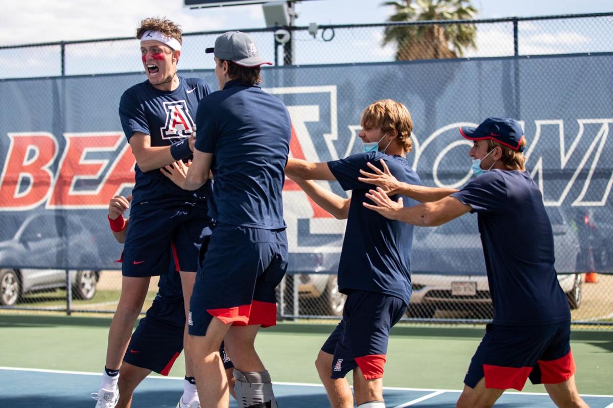 Arizona Men's Tennis team 2021 (Courtesy UA Athletics)
