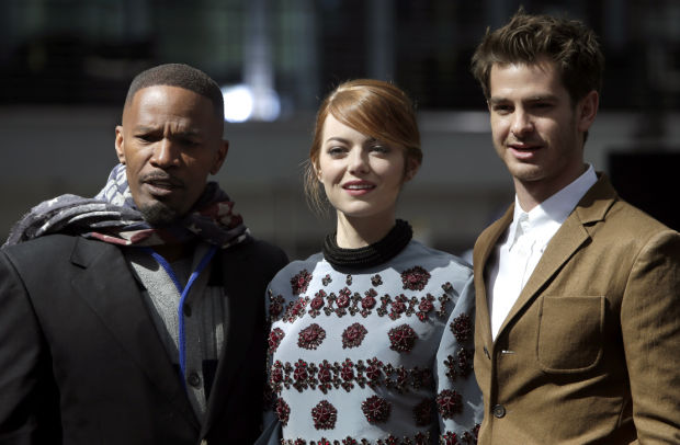 Emma Stone, Andrew Garfield, Jamie Foxx