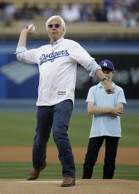 UA grad Baffert throws out first pitch at Dodgers game