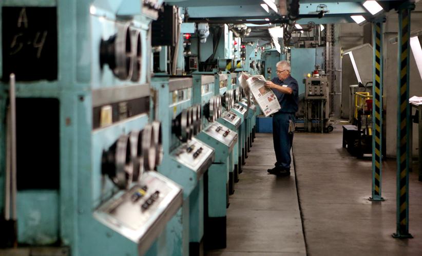 Printing press for Tucson Newspapers