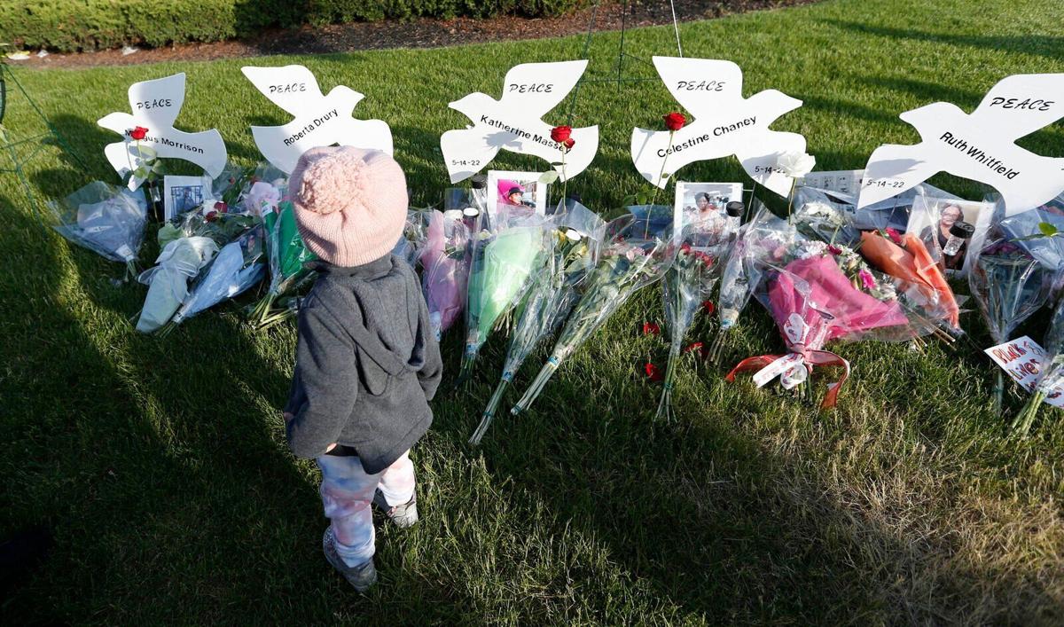 Police barricades are gone from Jefferson Avenue Tops, but grief, sadness and memorials remain
