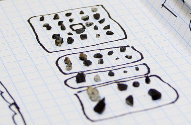 Russian scientists collect, study pieces of meteorite    