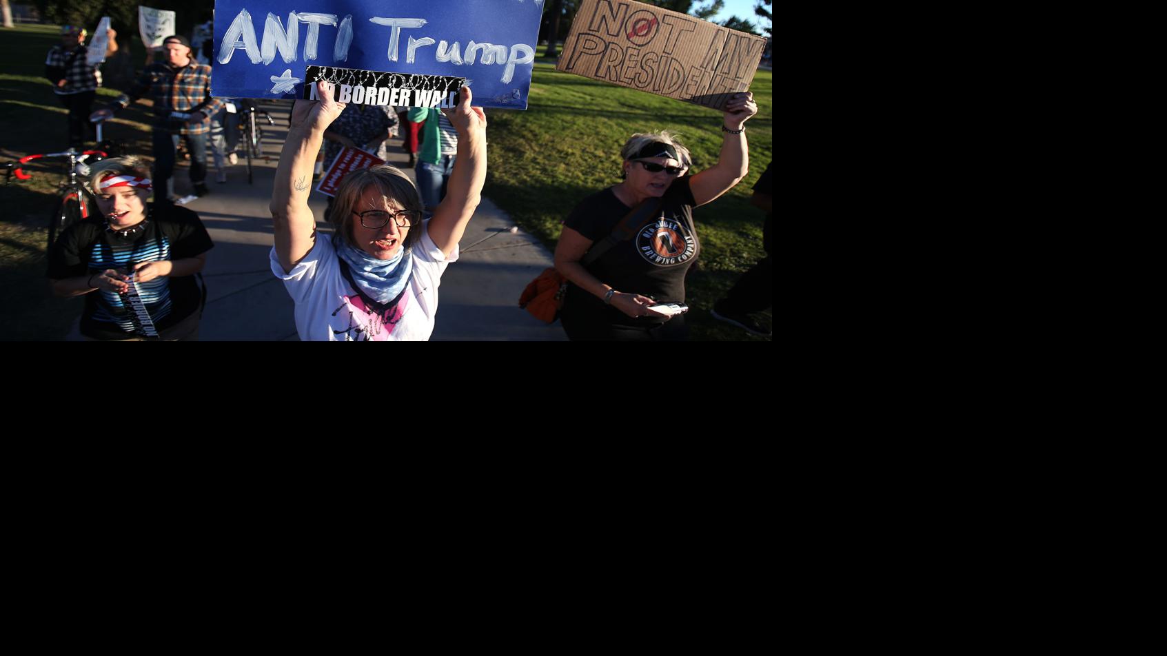Photos: Anti-Trump protest in downtown Tucson