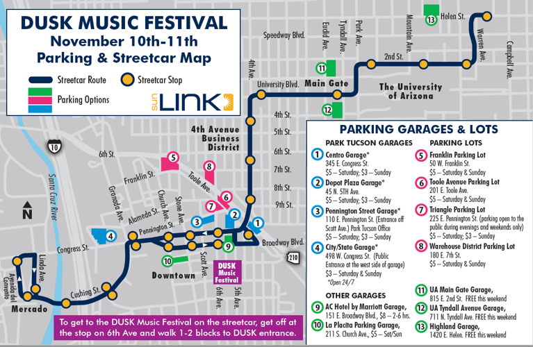Sun Link streetcar route