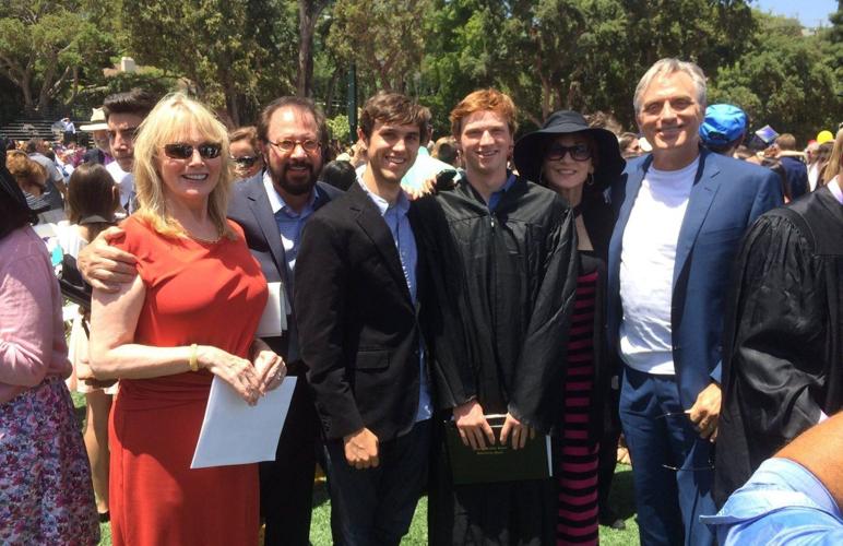 Rob Lieberman and family at Nick Lieberman's graduation