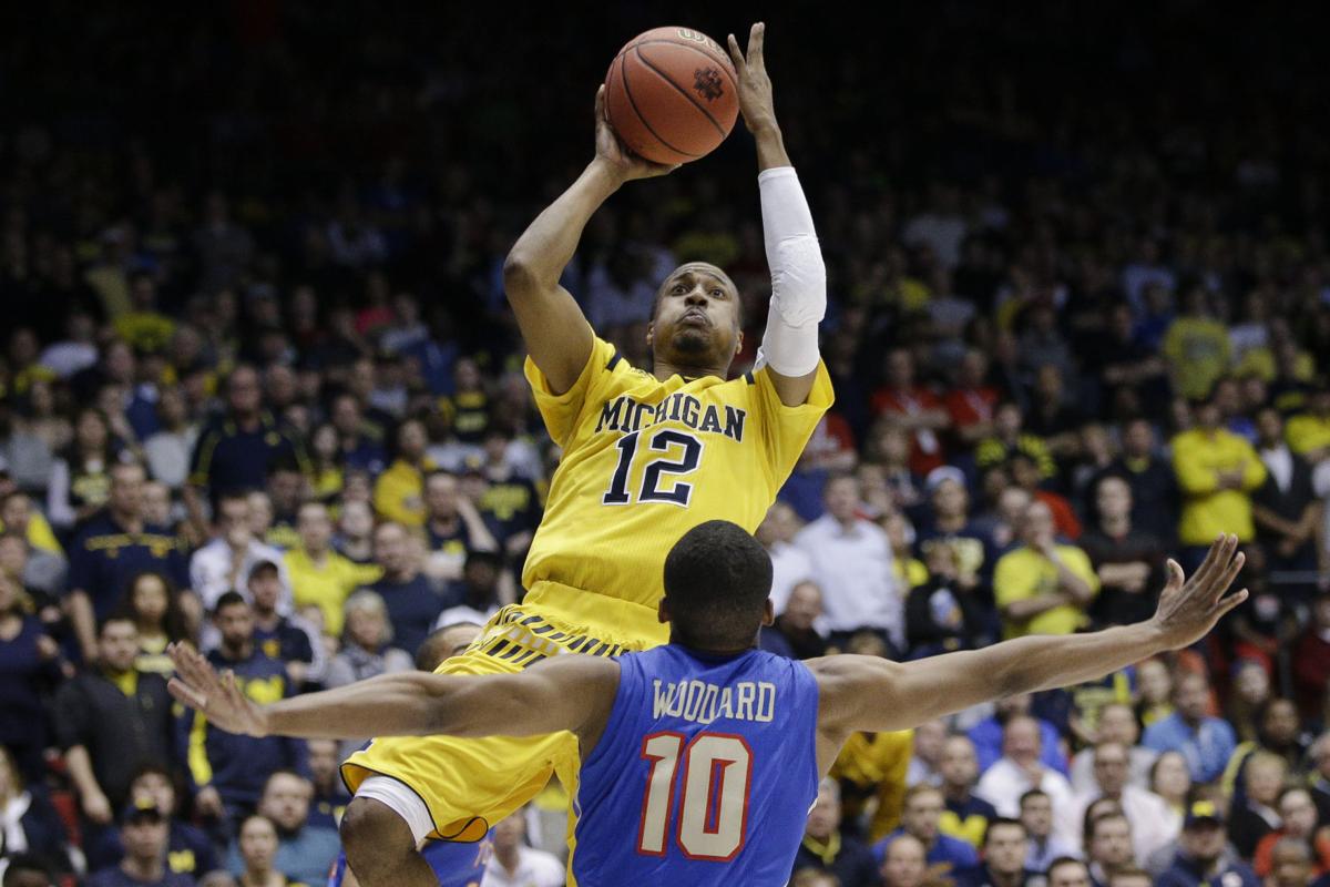 NCAA Tulsa Michigan Basketball