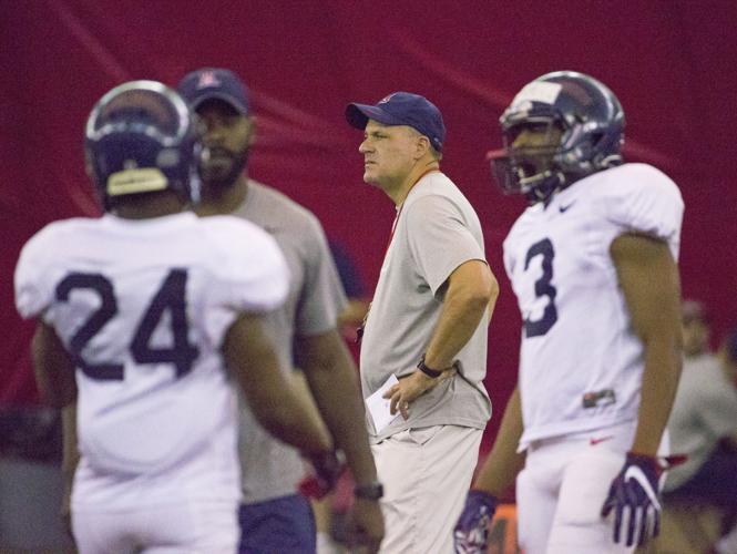 Arizona Wildcats practice in Tempe