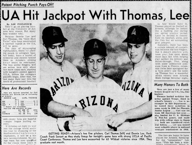 University of Arizona baseball, 1956