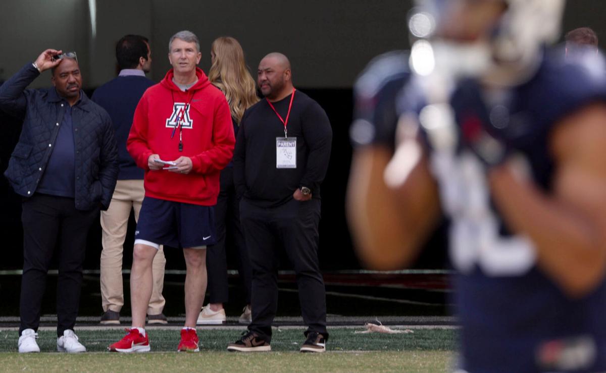 University of Arizona football practice