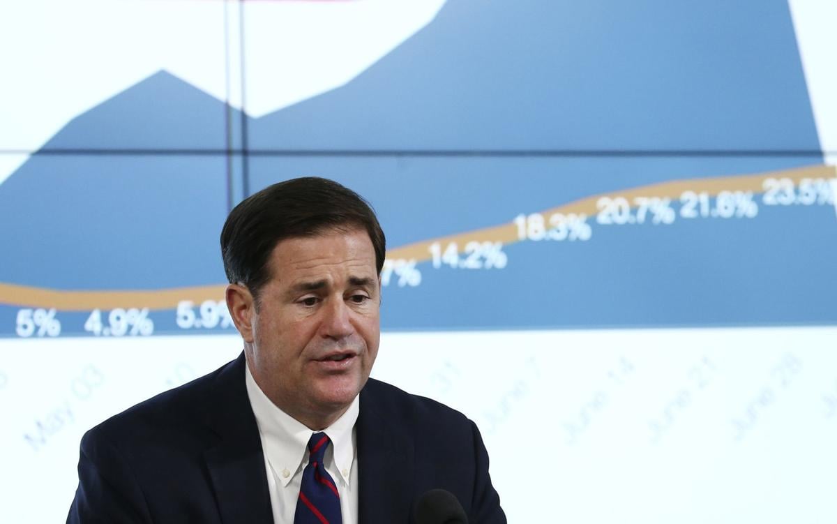 Arizona Gov. Doug Ducey, COVID-19