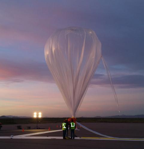 World View test flight's helium balloon.