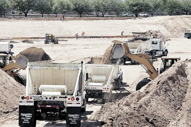 Cherry Field giving way to flood control  