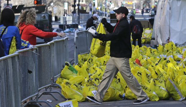 Aftermath of Boston Marathon explosions