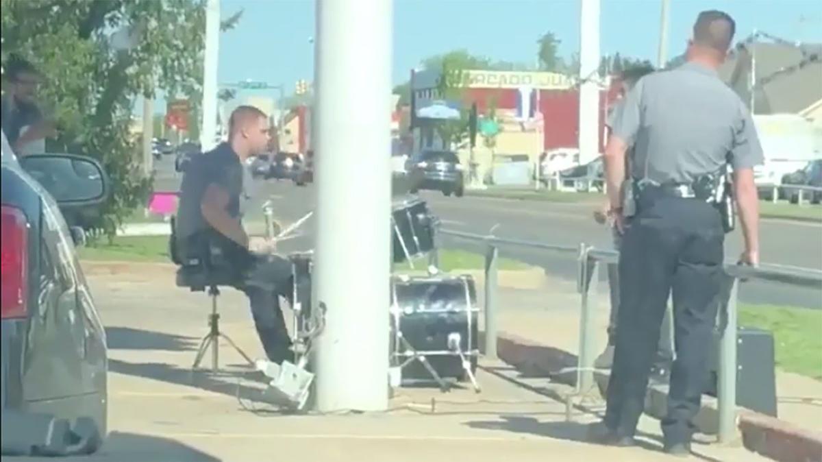 OKC Police Drummer