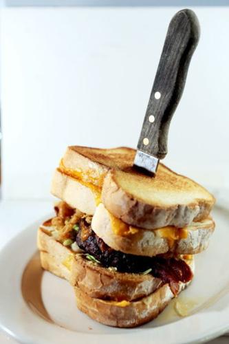 Sasquatch burger at The Lodge