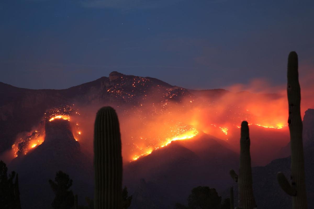 30 stunning reader photos of fire above Tucson Wildfire