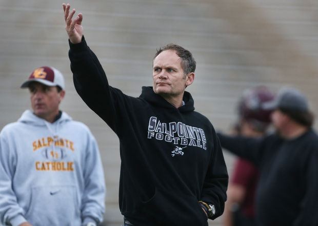Salpointe football coach Dennis Bene