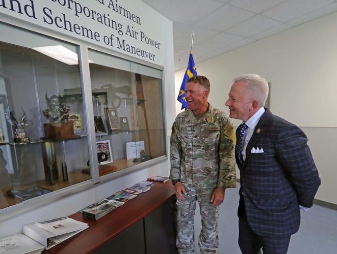 Congressman Jeff Van Drew toured 177th Fighter Wing