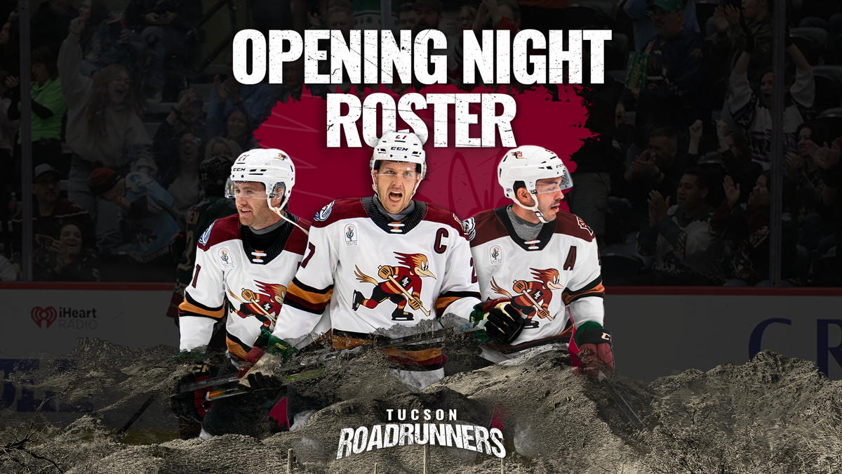 Tucson Roadrunners Announce 2026-27 Opening Night Roster